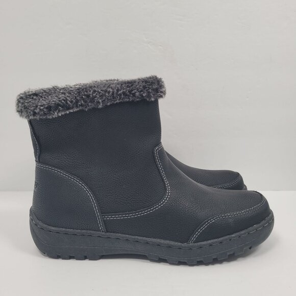 Khombu Addison Women's Black Ankle Boots US size 7M - Picture 1 of 11